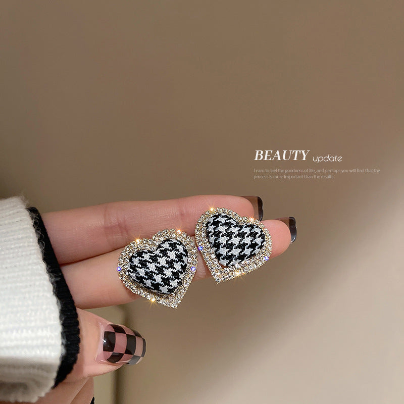 Women's Sier Love Heart Special Interest Elegance Retro Rings