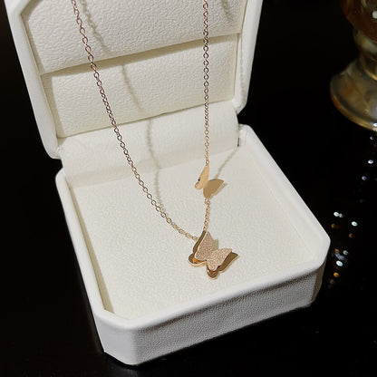 Butterfly Light Luxury Clavicle Chain Dignified Necklaces
