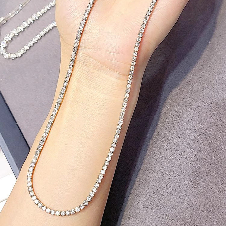 Women's Diamond Simulation Universal Chain Sweater Imported Necklaces