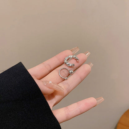 Women's Cold Style Irregular Ear Clip Earless Earrings