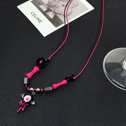 Eye Monster Beaded Female Niche Personality Necklaces