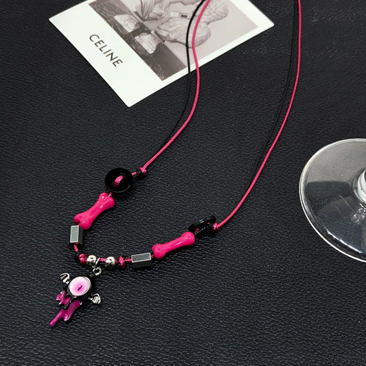 Eye Monster Beaded Female Niche Personality Necklaces