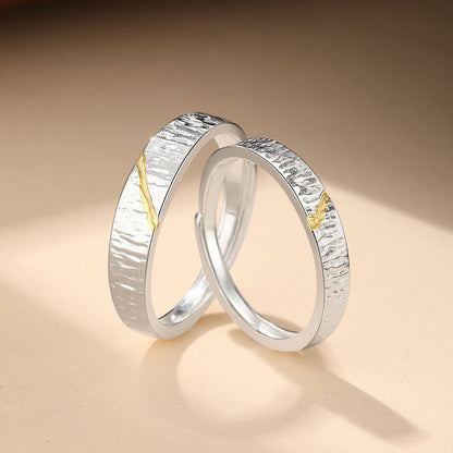 Couple Open Color Separation Simple And Light Rings