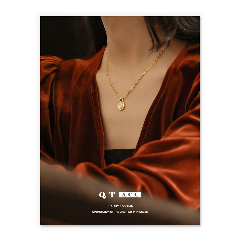 Retention Brass Gold Plated Niche Accessories Fashion Style Necklaces