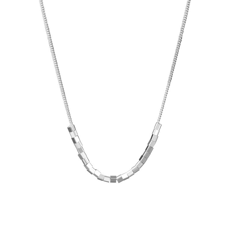 Sterling Sier Niche Design Cold Style Birthday Gift Necklaces