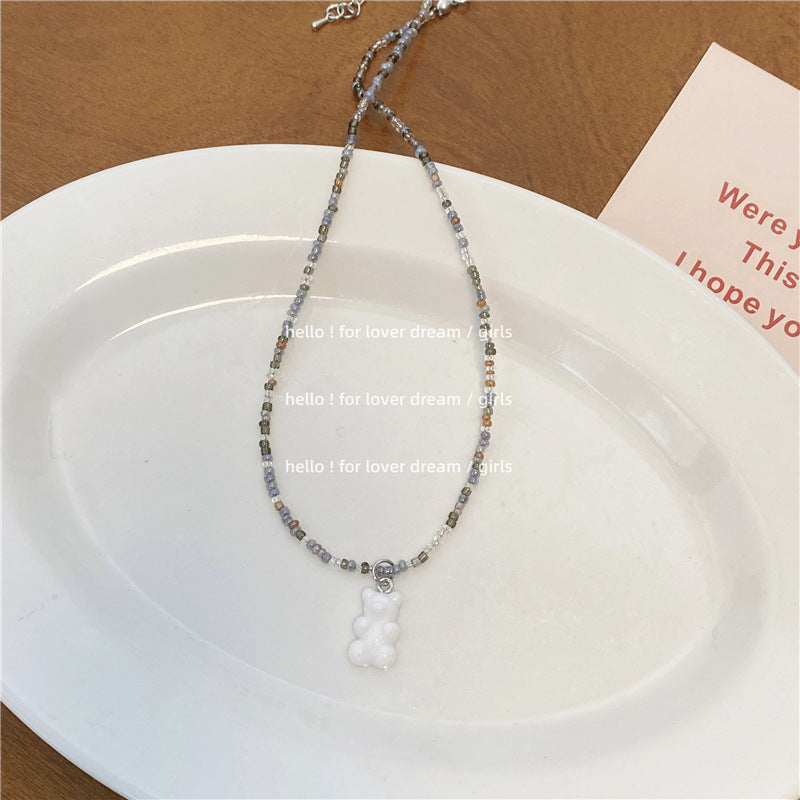 Beads Stringed Sweet Cute Girly Style Necklaces
