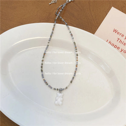 Beads Stringed Sweet Cute Girly Style Necklaces
