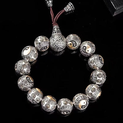 Men's Vintage Chinese Style Thai Sier Crafts Bracelets