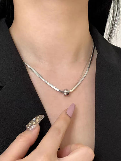 Women's Fashion Personality Cold Style Accessories Titanium Necklaces