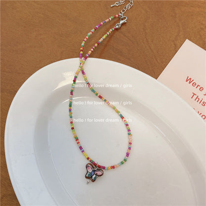 Candy Color Beads Stringed Sweet Cute Girly Necklaces