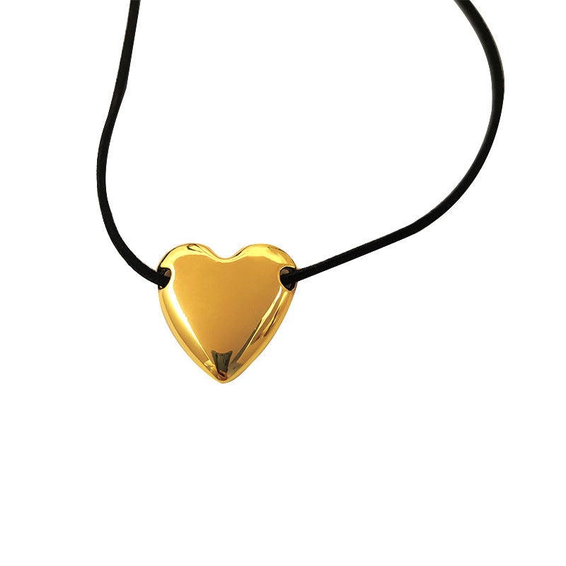 Love Lace Bow Sweet Cool Heart Necklaces