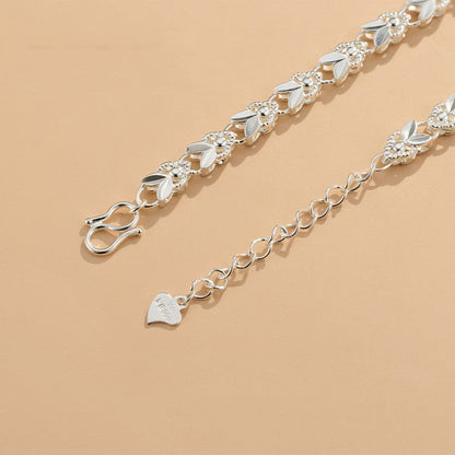 Women's Light Lucky Rabbit Sier Style Gift Bracelets