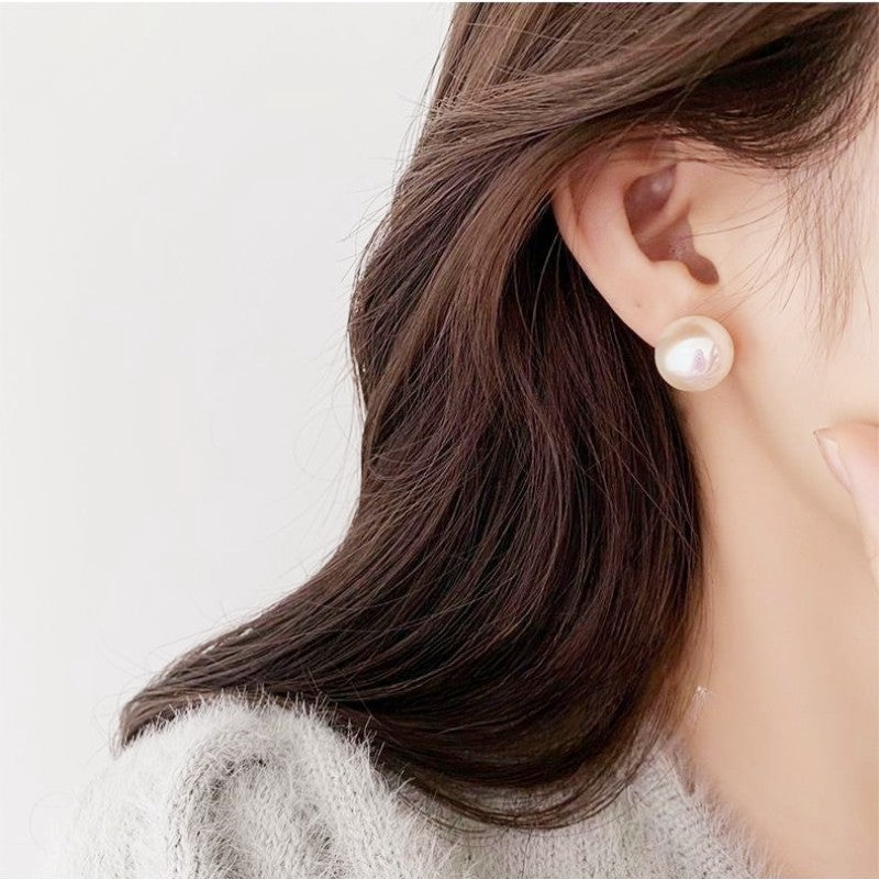 Pearl Sterling Sier Ear Female Fashion Earrings