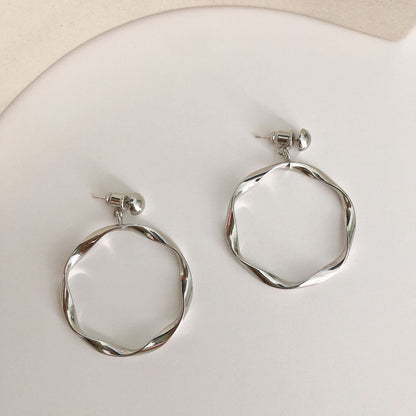 Women's Retro Hoop Style Mosquito Coil Ear Earrings