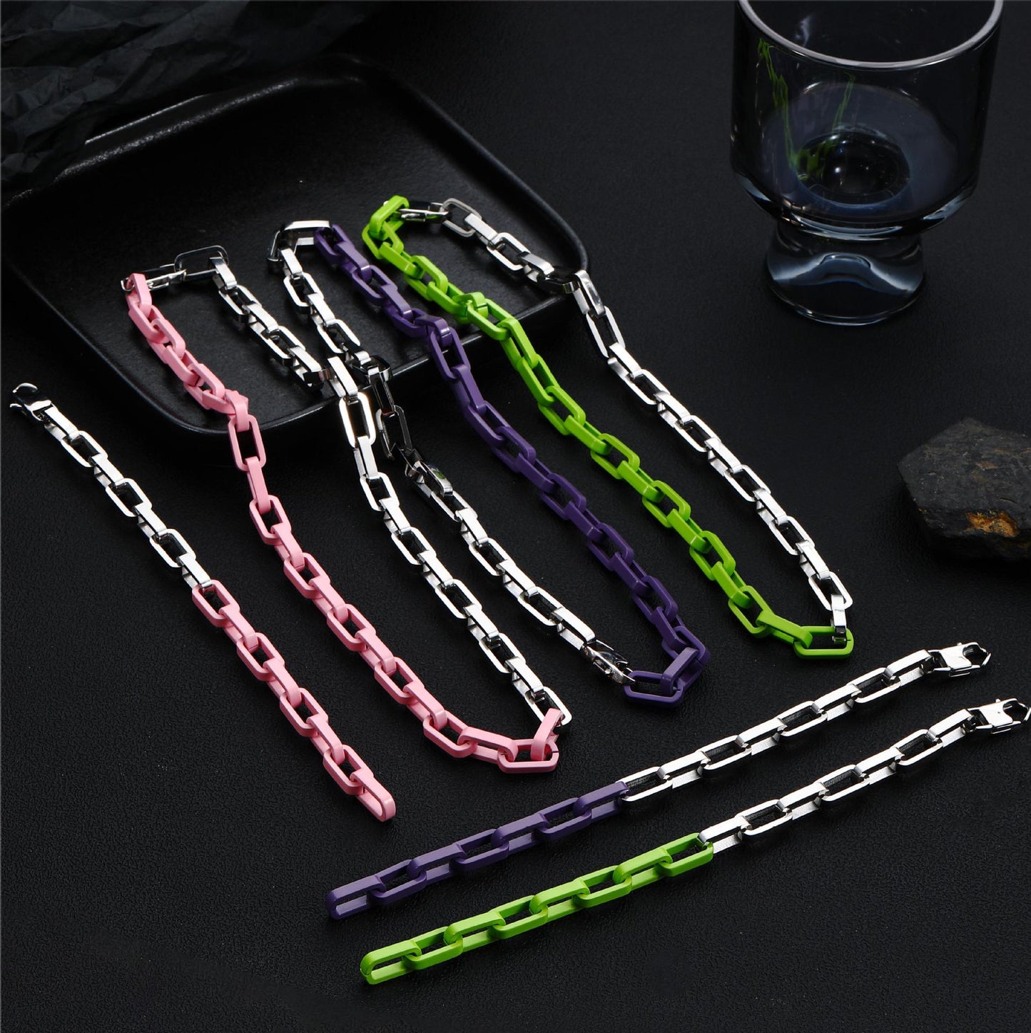 Men's Cuban Link Chain Chunky Niche Advanced Light Necklaces