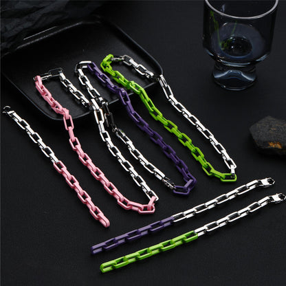 Men's Cuban Link Chain Chunky Niche Advanced Light Necklaces