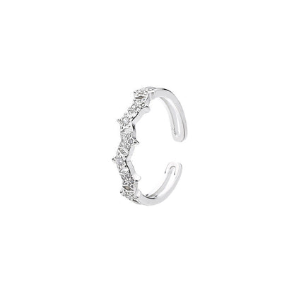 Exquisite Full Diamond Super Fairy Shining Star Rings