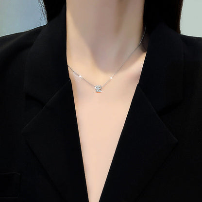 Full Diamond Light Luxury Small Waist Necklaces