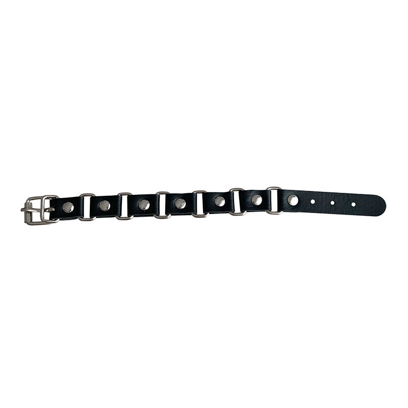 Personality Pin Buckle Punk Goth Creative Bracelets