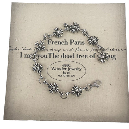 Cross British Literary Retro Easy Matching Accessories Bracelets