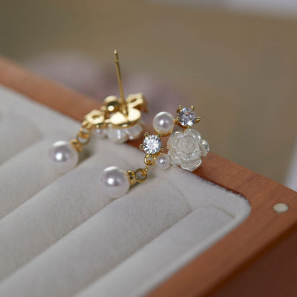 Women's Flower Summer Small French Pearl Trendy Rings