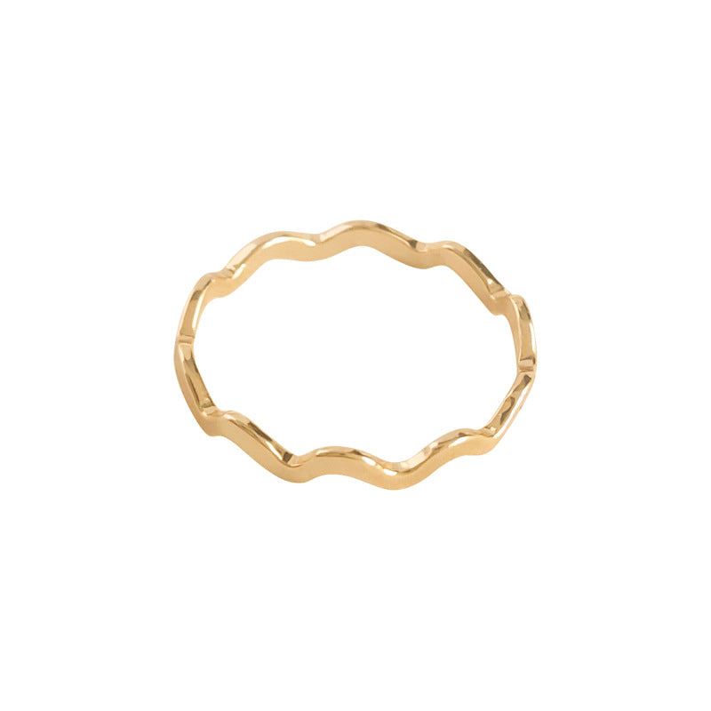 Micro Inlaid Zircon Flower Electroplating Opening Rings