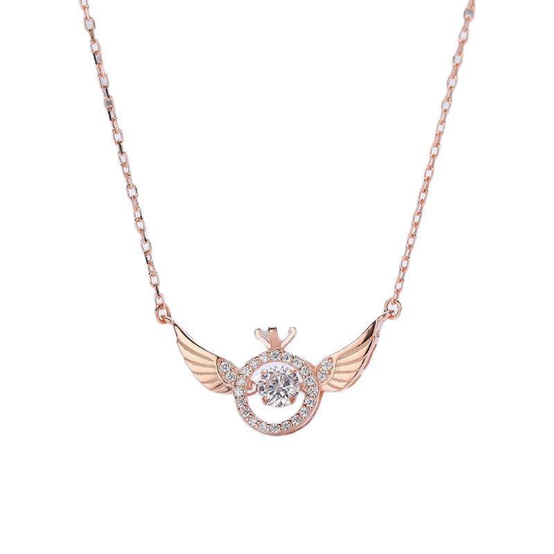 Heart Wings Female Niche Design Simple Necklaces