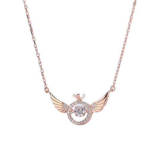 Heart Wings Female Niche Design Simple Necklaces