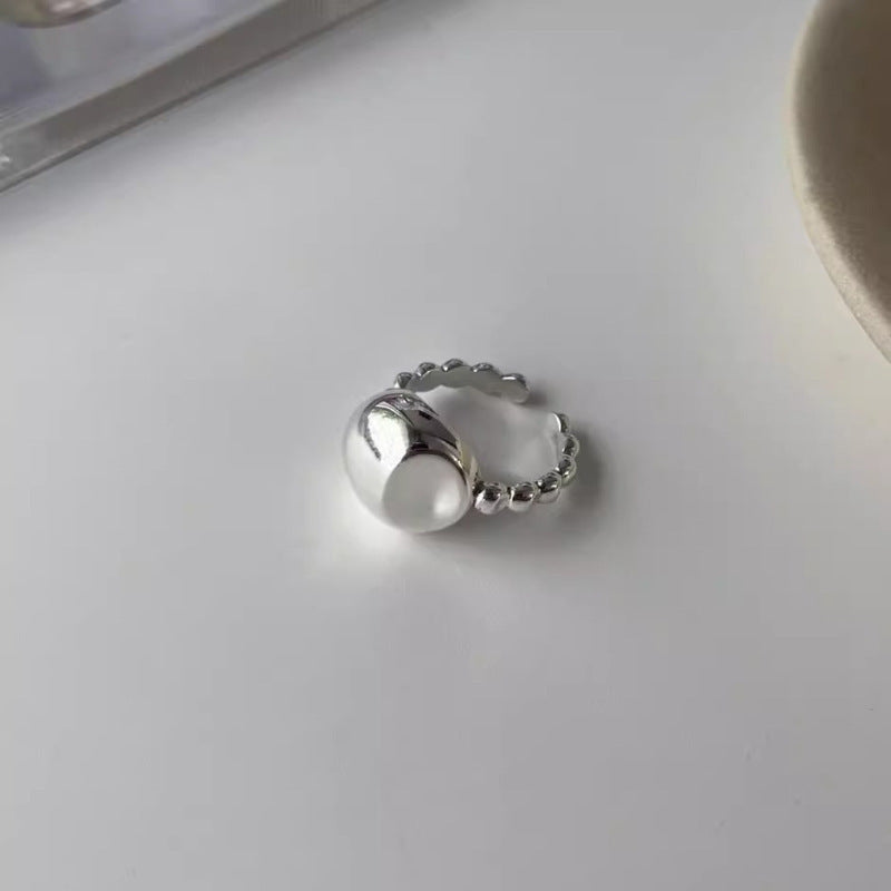 Irregular Concave Female Design High Sense Simple Rings