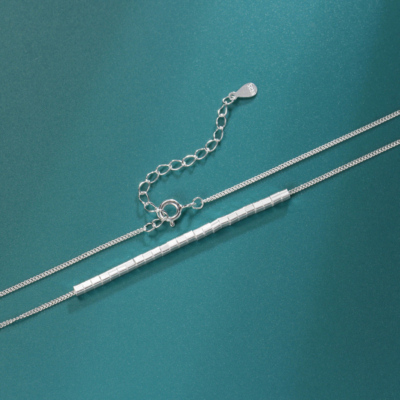 Sterling Sier Niche Design Cold Style Birthday Gift Necklaces