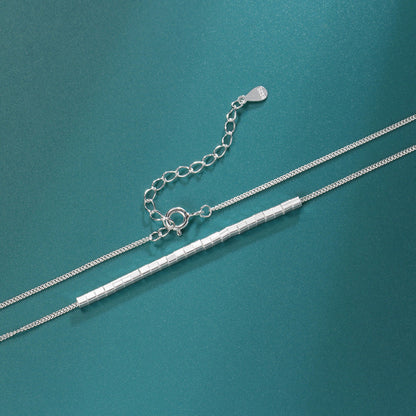 Sterling Sier Niche Design Cold Style Birthday Gift Necklaces