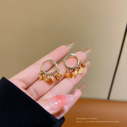 Tassel Ear Clip Temperament High Sense Rings