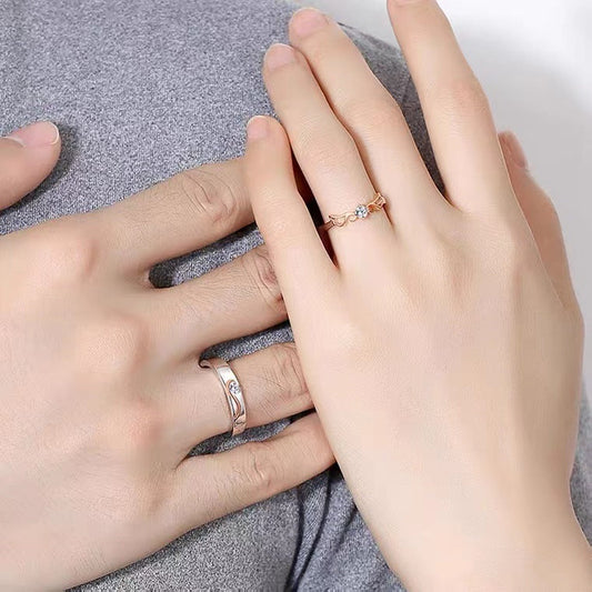 Women's & Men's & Sterling Sier And One Pair Advanced Design Rings