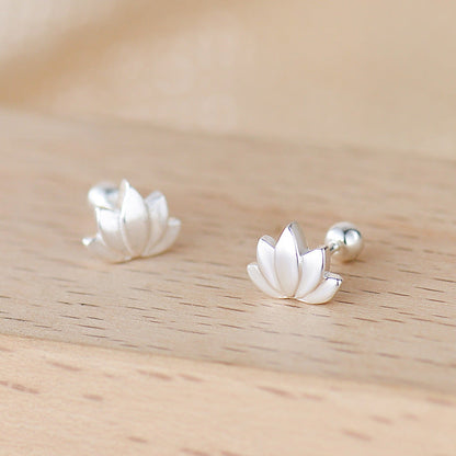 Women's Before Sleep Simple Niche Design Twist Screw Earrings