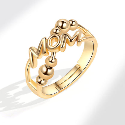 Ornament Mother's Day Gift Birthday Open-end Rings