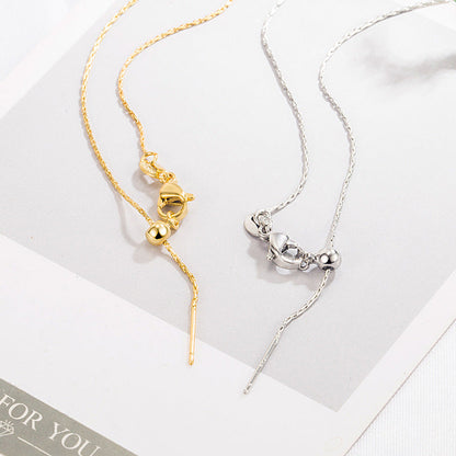 Women's Box Beaded Female Summer With Needle Universal Necklaces