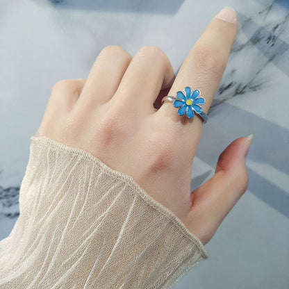 Interesting And Funny Decompression High Speed Little Daisy Dripping Rings