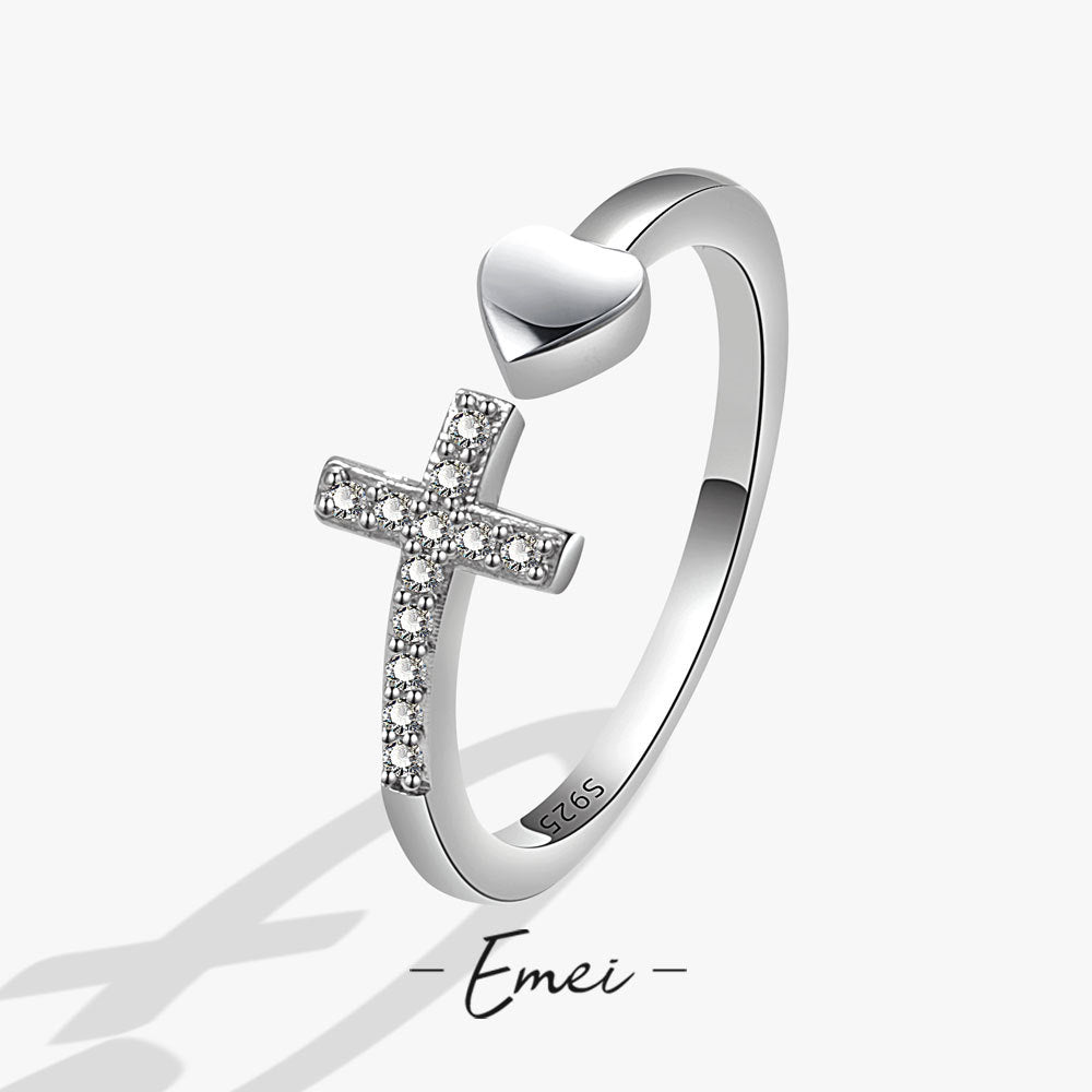 Heart-shaped Open Versatile Daily Stylish And Rings