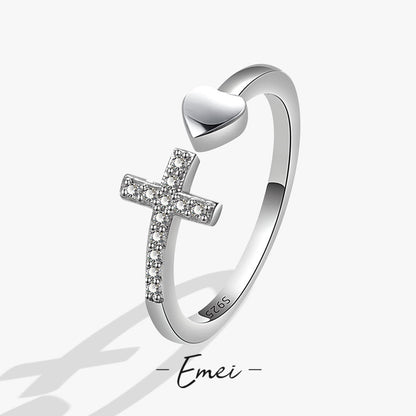 Heart-shaped Open Versatile Daily Stylish And Rings