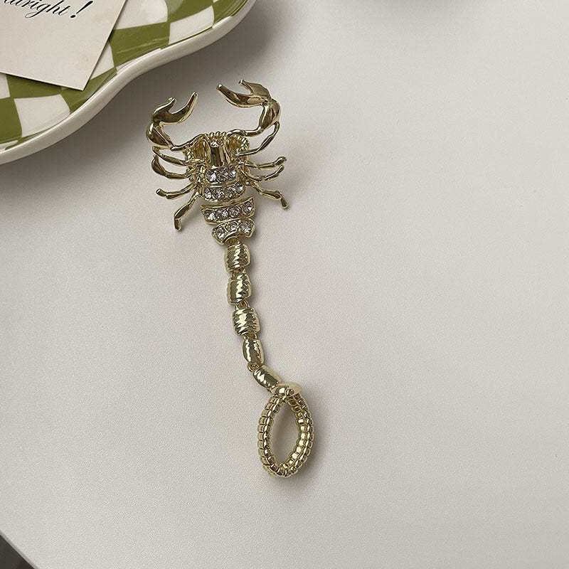 Metal Scorpion Chain Female Hip Hop Rings