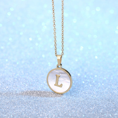 Stainless Steel Female Pendant Ornament Small Necklaces