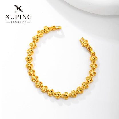 Mori Style Bamboo Leaf Alloy Fashion Bracelets