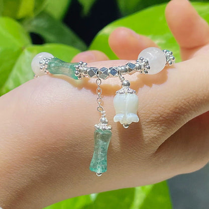 Crystal Stall Strawberry Quartz Lucky Attracting Bracelets