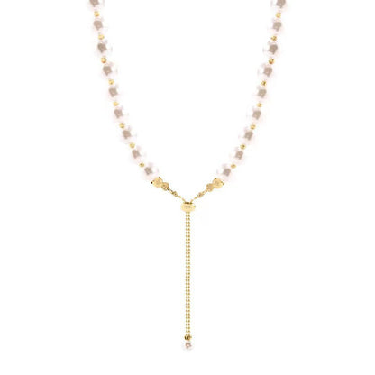 Women's Pull-out Pearl For Design Simple Temperamental Necklaces