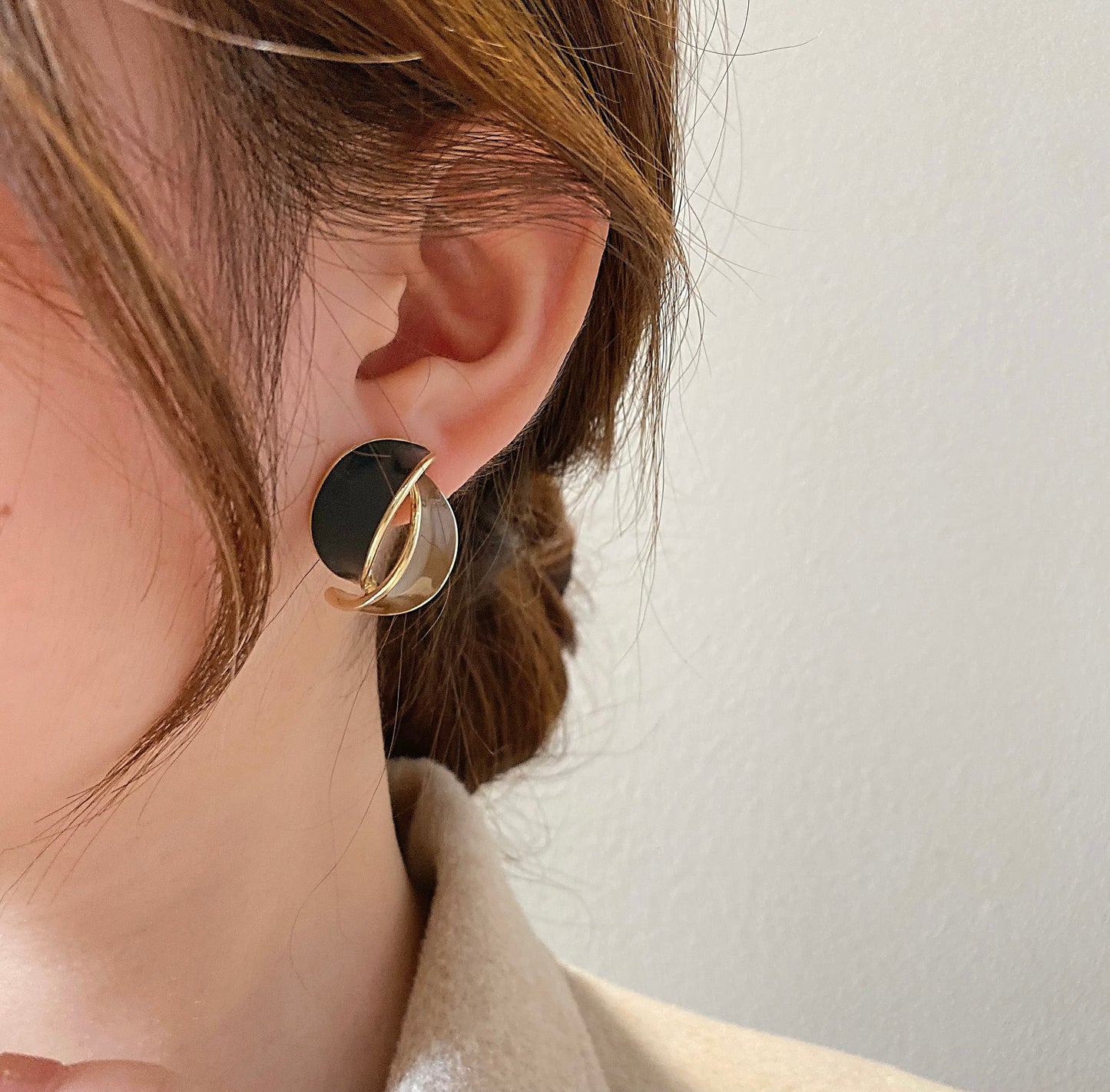 Women's Sier Needle French Minority High-grade Graceful Earrings