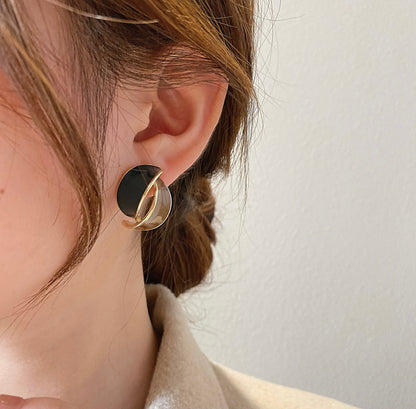 Women's Sier Needle French Minority High-grade Graceful Earrings