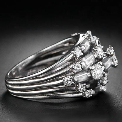 Shi Ornament Creative Colored Gems Series Rings