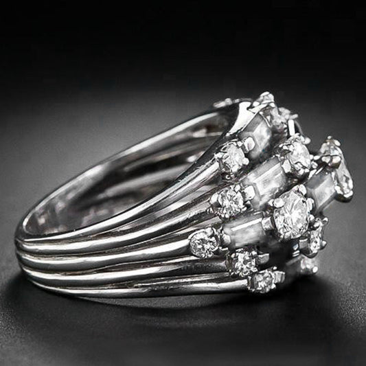 Shi Ornament Creative Colored Gems Series Rings