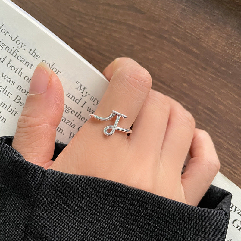 Personalized Cold Style Hand Jewelry Female Opening Rings