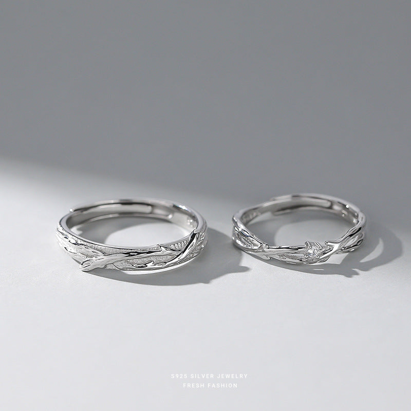 Women's & Men's & Wood And Branch Couple National Rings